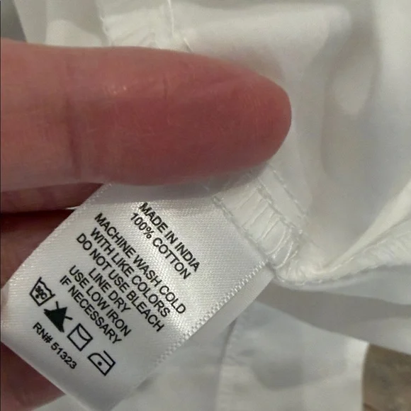 1. State Cream Short Sleeve Blouse with Button Detail - Picture 4 of 8